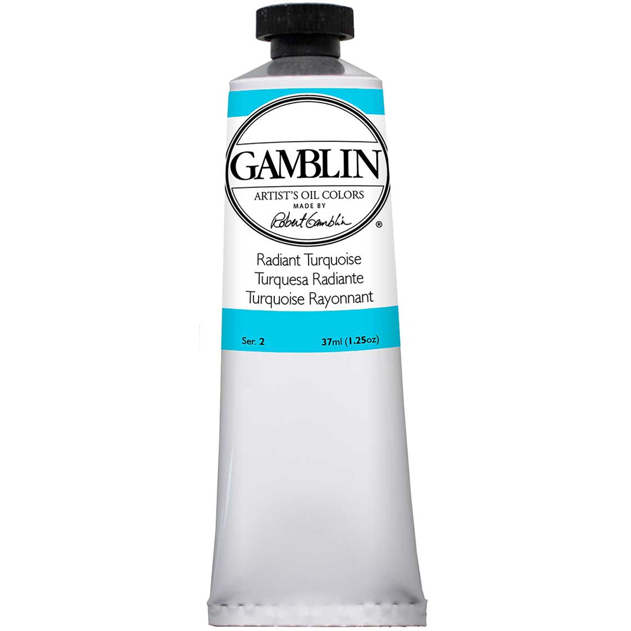 Gamblin Artist Grade Oil Color, 37ml, Radiant Turquoise